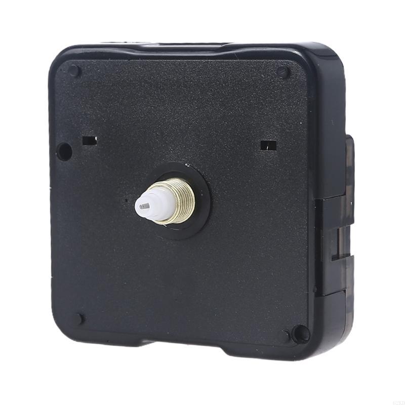 62KD 3 Pieces High Torque Long Shaft DIY Clock Movement Mechanism with 6 Different Pairs of Hands Repair Parts