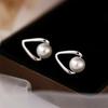 2025 Hot Selling High-End Pearl Stud Earrings In 925 Sterling Silver: Elegant Ear Jewelry for Women