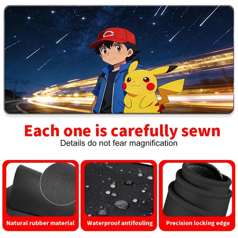 Pokemon Cherry Blossom Street Gaming Desk Mat NonSlip Washable Mouse Pad 30x80x0.2cm
