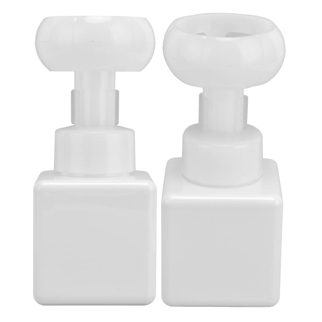 250ml Foam Pump Bottle Portable Refillable Reusable FlowerShaped Liquid Soap Dispenser