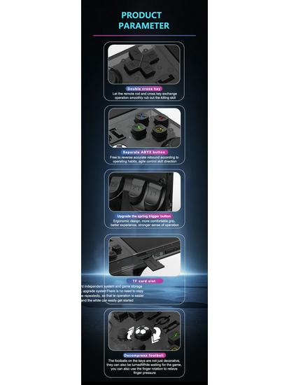 R36PRO Open Source Handheld Game Console: GBA, Arcade, FC, PSP Classics with Touchscreen