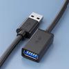 Data Line USB3.0 Extender Cord USB Extension Cable Wire with ON OFF Switches