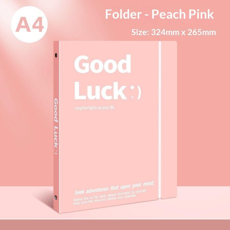 1/4/5Pcs A4 File Folder Transparent Detachable Data Book Students Stationery Office Storage Booklet School Office