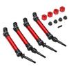 4pcs CVD Steel Front Rear Drive Shaft Complete Driveshaft Compatible for   Slash 1Celsius10 RC Car