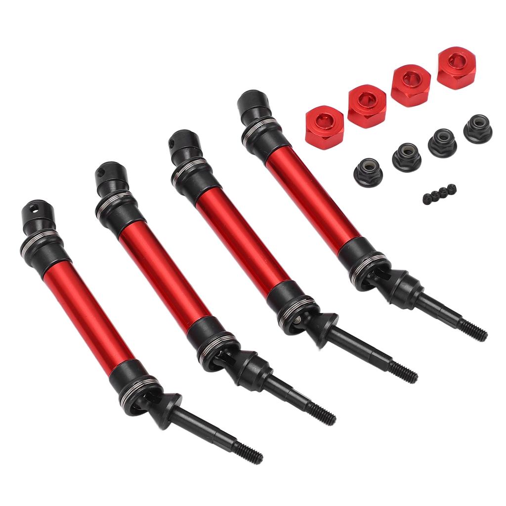 4pcs CVD Steel Front Rear Drive Shaft Complete Driveshaft Compatible for   Slash 1Celsius10 RC Car