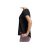 Adidas Bonus Arc Hem Loose Fit Workout Short Sleeve T-Shirt Women Tops Black GJ2757