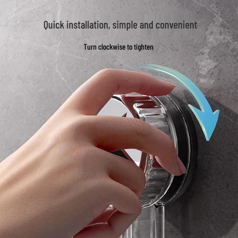 Pentagram Suction Cup Faucet Shelf: No-Drill, Wall-Mounted Bathroom Storage, Sink Mirror Front, with Draining Feature