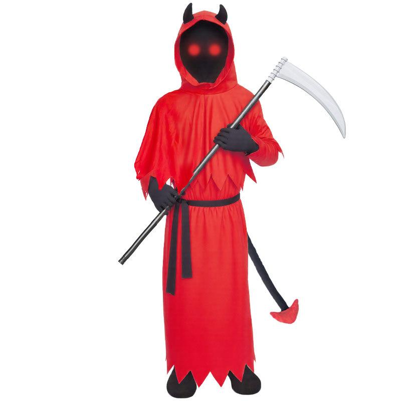 Kids Halloween Cosplay Costume Unisex Boys Girls Long Sleeve Top And Pants Set Fancy Dress For Party Carnival Holiday