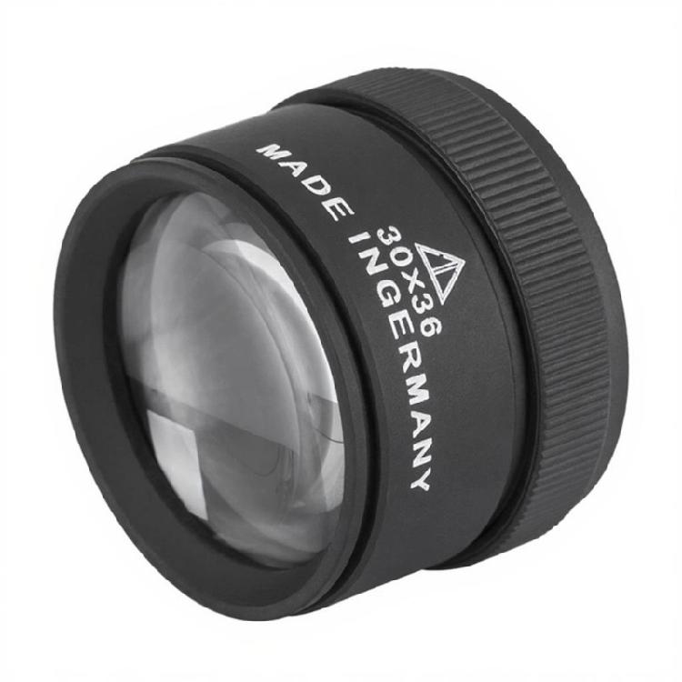 Professionele 30X 36mm Vergrootglas Lens Monocle Horloge Vergrootglas Loupe Handheld Munt Postzegels Sieraden Loupe