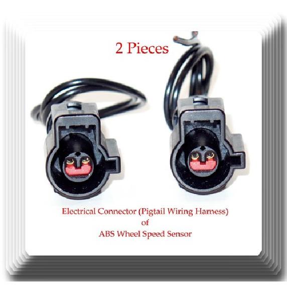 

2 x Connector of ABS Wheel Speed Sensor ALS201 Front For F150 250 Navigator 4WD