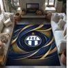 Tappeto Morbido Area Rug con Motivo Calcio FC Zürich Antiscivolo Tappeto per Pavimento Interno Tappetino Decorazione Sportiva per Camera da Letto