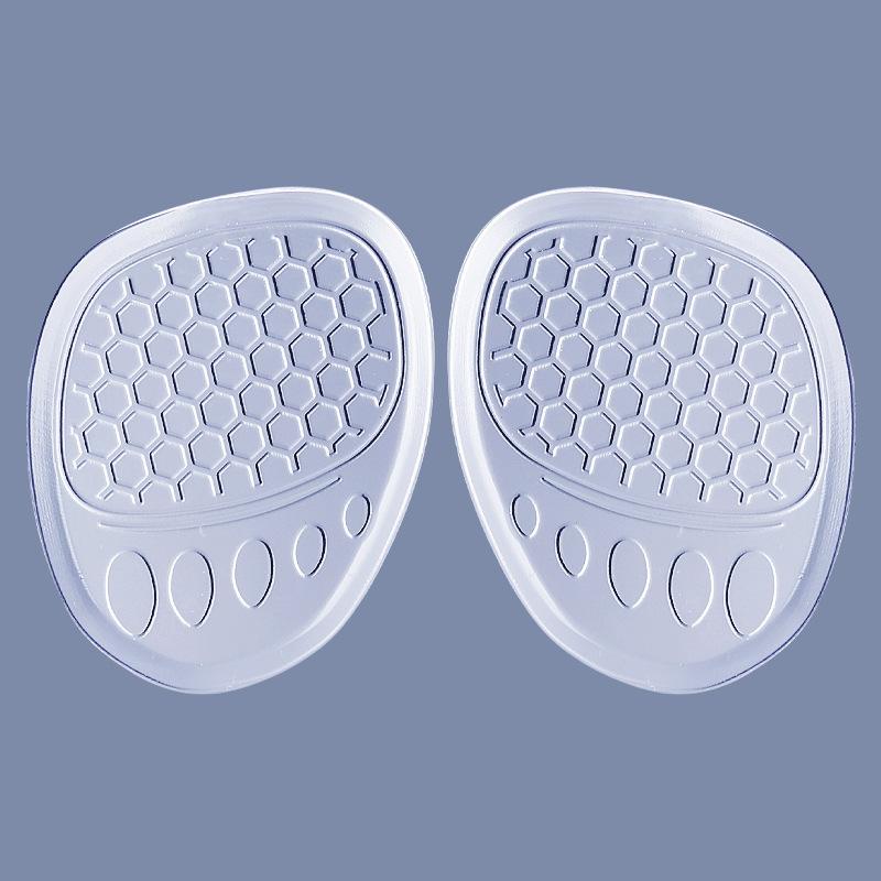 Fashion 1pair Soft Transparent Half Insoles Gel Women High Heel Forefoot Pads Pain Relief Reduce Shoes Size Foot Inserts Antislip Pads