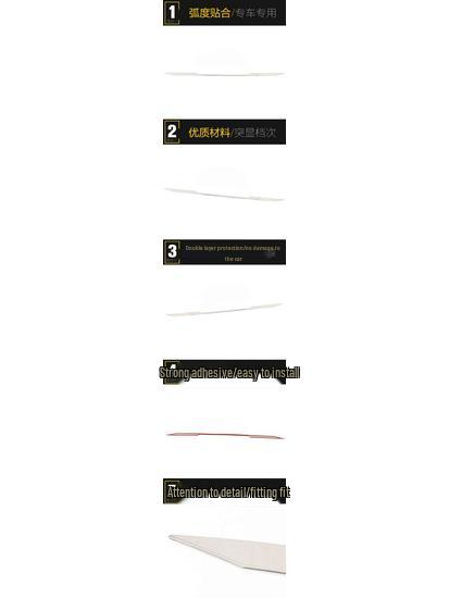 SWM X7 Rear Garnish Anti-Scratch Trunk Strip