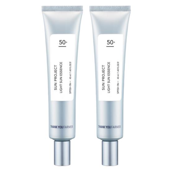 THANK YOU FARMER Sun Project Light Sun Essence SPF50+ PA+++ 40ml