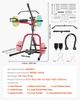 Heimtrainergeräte, Hebelkraft-Fitnessstudio mit 2:1 Verhältnis LAT Low Row System, Krafttrainingsmaschine für Kniebeugen, Kreuzheben, Bankdrücken, Bizepscurls, Heim-Fitnessstudio