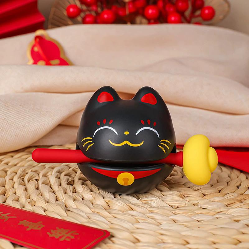 Traditional Pixiu Wooden Fish Percussion Toy For Stress Relief Office Decor Gift For Students