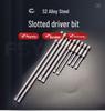Japan S2 Steel Magnetic Slotted Flat Head Electric Screwdriver Bit