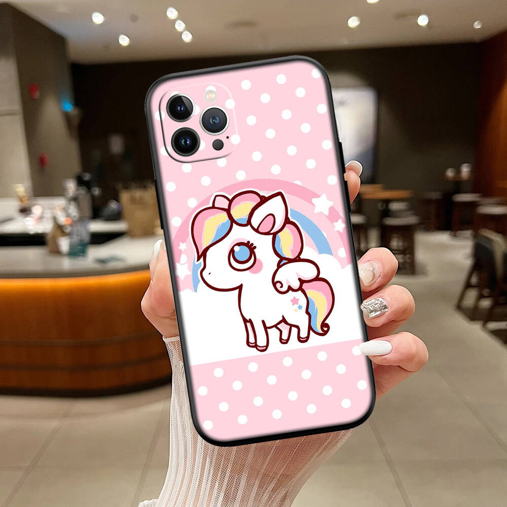 Cartoon Unicorn Phone Case for Xiaomi Poco C40 C51 C50 C55 C65 C71 C75 C85 F8 F7 F6 F5 F3 F2 X7 X6 X4 X3 M7 M6 M5 M4 M3 M2 Pro