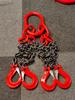 Double Leg Quad Hook G80 Manganese Steel Chain Sling Rigging Hoist Set