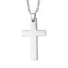 Classic Men Cross Pendant Necklace For Male Stainless Steel Necklace Statement Cruz Jewelry 24" Link Chain