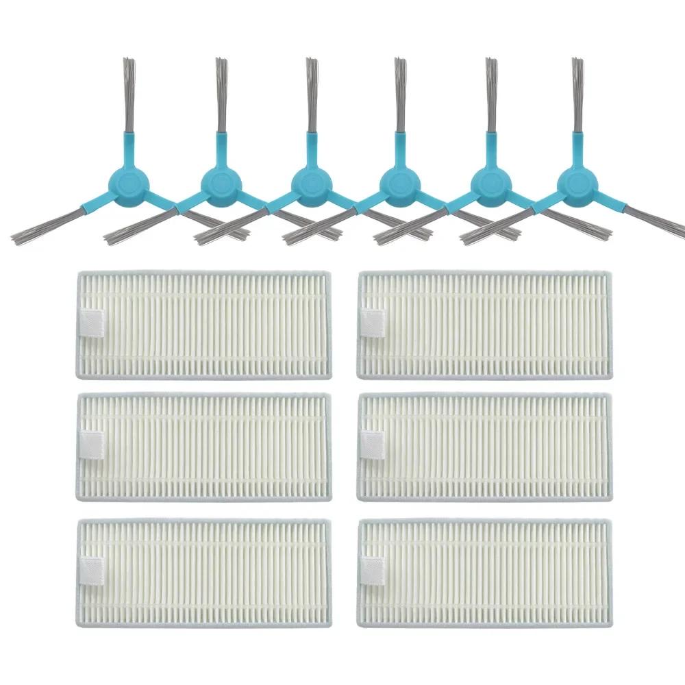 Replacement Roller Brush Side Brush Mop for Cecotec Conga 4090 4690 5090 5490 Vacuum Cleaner Robot Sweeper Conga 4090 Refills