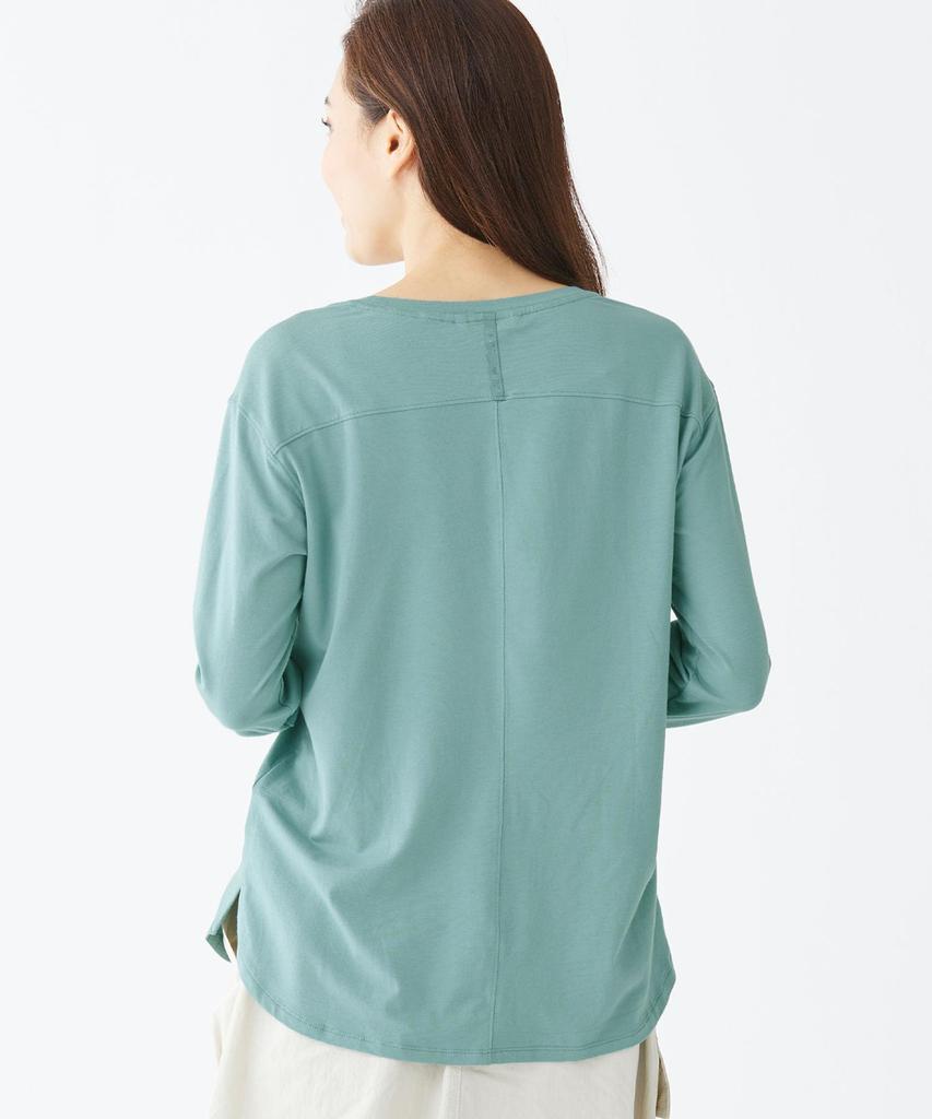 LL Bean Beyond Soft Long US Size Midnight 1000137491 Women's Tee, Sleeve, Fit, Petite, Small, Black,