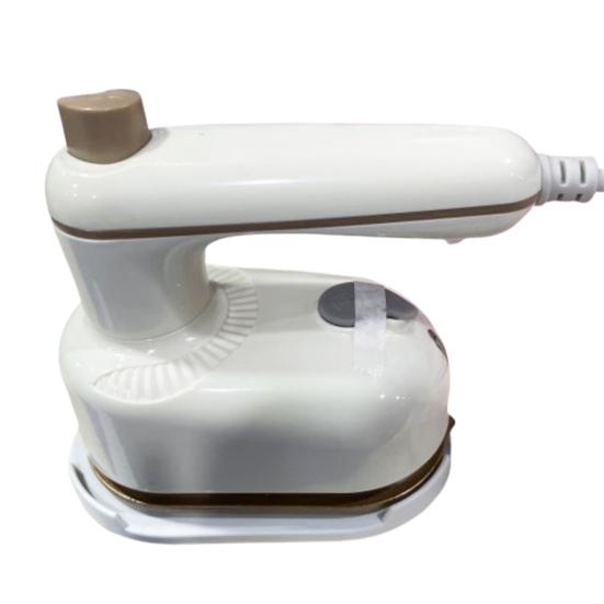 

Портативный портативный паровой утюг для путешествий, складной электрический термопресс с быстрым нагревом, небольшая подвесная гладильная машина для одежды в общежитии бежевый