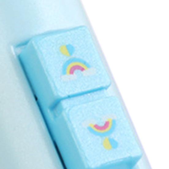 Mini Flashlight Keychain Cute Toy Flashlight Small Portable Flashlights for Kids Candy Colors Cat Toy Portable Keychain Gift