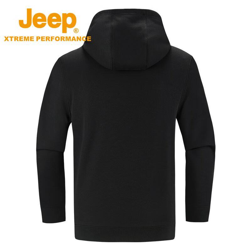 Jeep Men's Casual Warm Plush Long-Sleeve T-Shirt