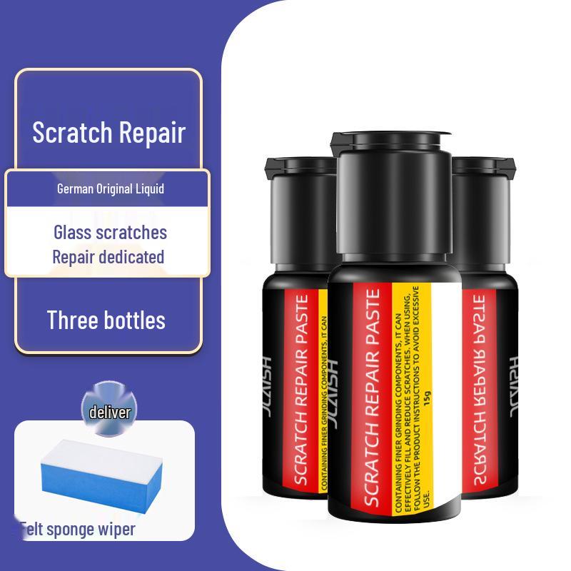Windshield Repair Liquid for Cracks, Fissures & Scratches - Traceless Damage Restorer