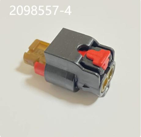 2098557-4 Female Plastic Housing 2P Waterproof Brand New Black Car Connector Harness Plug In Stock