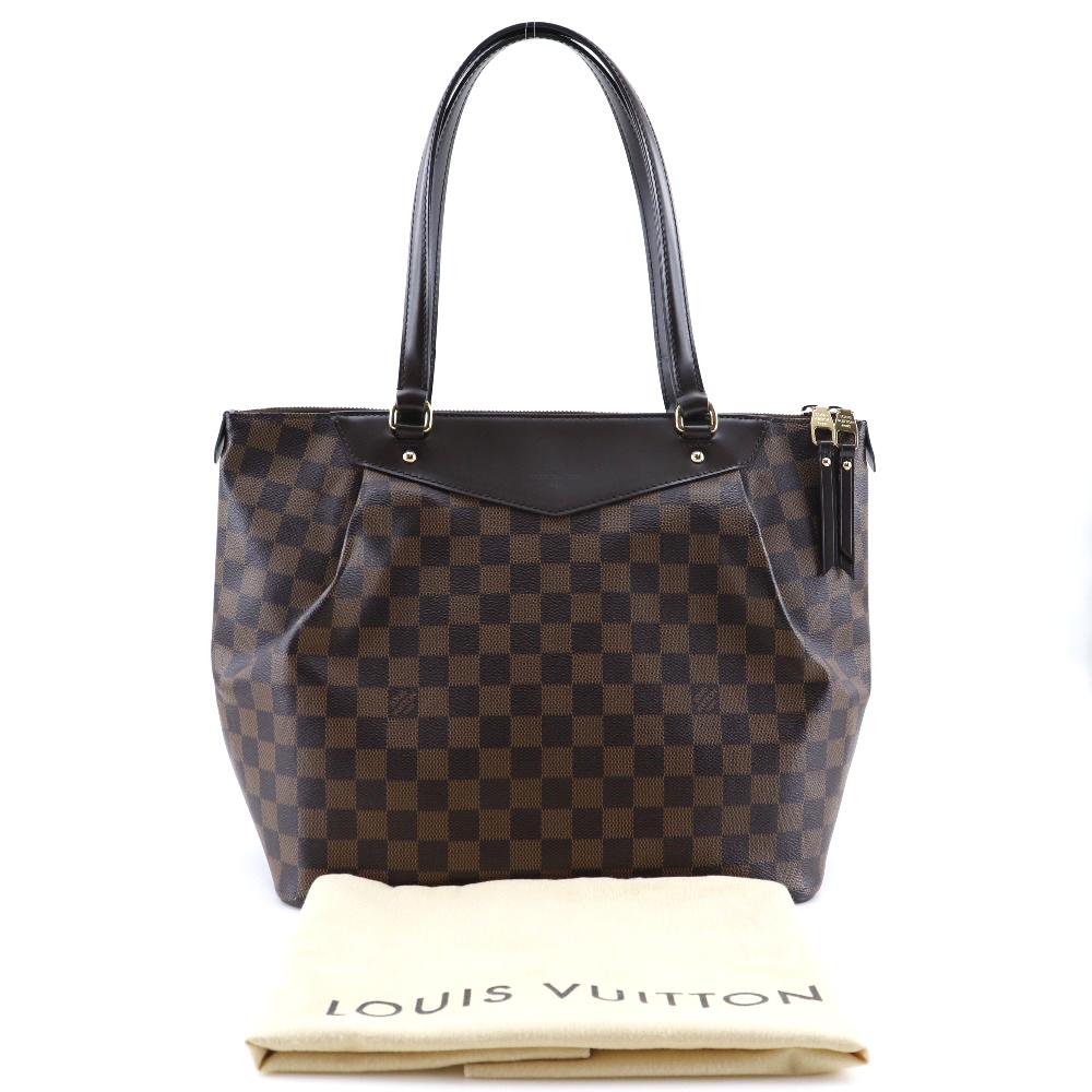LOUIS VUITTON Westminster GM Tote Bag N41103 Brown Damier canvas Women Used