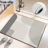 Luxury Diatomite Bath Mats Bathroom Anti Slip Foot Mat Super Absorbent Quick Dry Bathtube Carpet Toilet Rug Doormat Washable