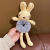 Cute Plush Rabbit Hair Tie, Cartoon Animal Hair Ring for Women, Soft And Comfortable Hair Accessories