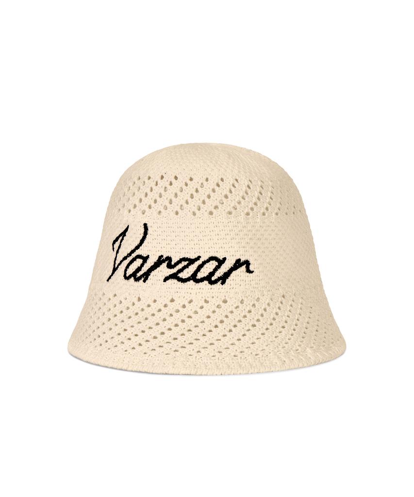 Bajal New Wave Bazal Punching Knit Bucket Hat Natural