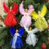 Gifts Attractive Feather Angel Doll Xmas Tree Pendants Home Decorations Christmas Ornament