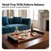Sturdy Catchall Tray with Raised Edges | Versatile, Tabletop Tray, Modern, for