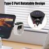 Dual Type C Magnetic Wireless Charger Replacement Dock Charger for Samsung Galaxy Watch Ultra/7 6/5/Pro/4/3/Active2