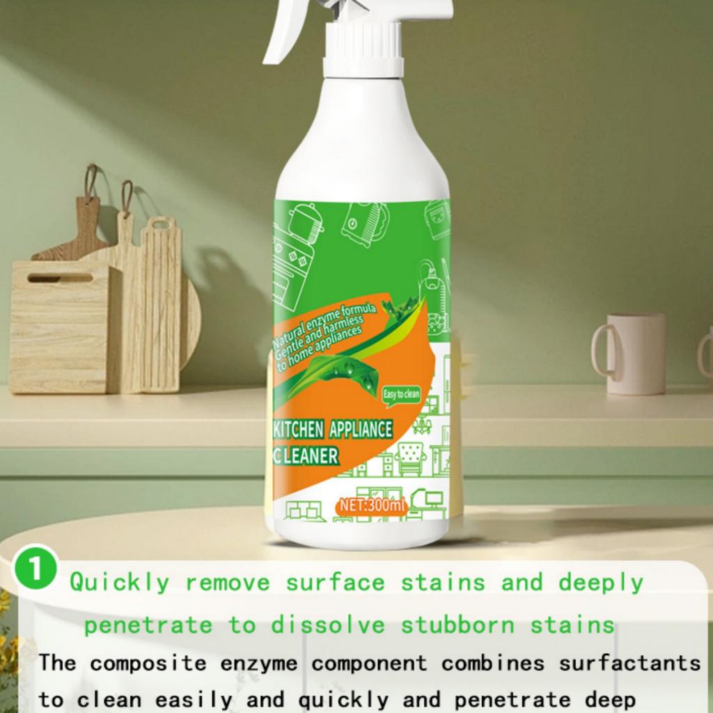 Electrolyzed Ion Kitchen Cleaner Spray Fly Cleanse Natural To Household Appliances Kitchen Appliance Cleaner For Hold Oven Stove Range Hood300ml