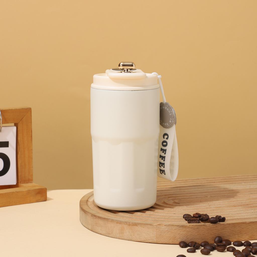 316 Stainless Steel Thermos Cup Intelligent Temperature Display Coffee Cup Rope Car Portable Cup
