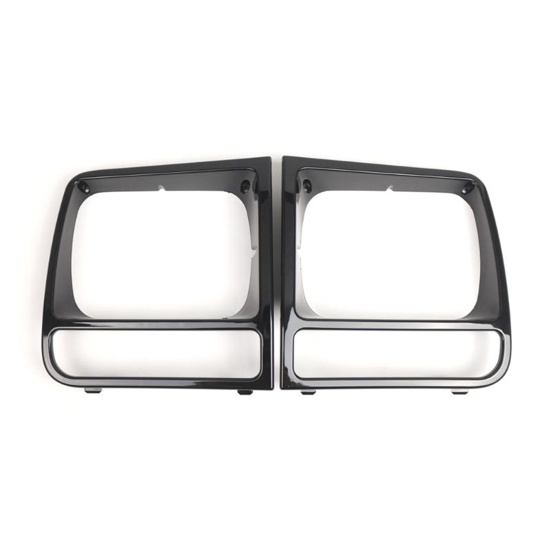 1 Pair Headlight Frame Trim for 1997-2001 CH2512165 CH2513165 Replacement Head Lamp Bezel Trim Auto Accessories