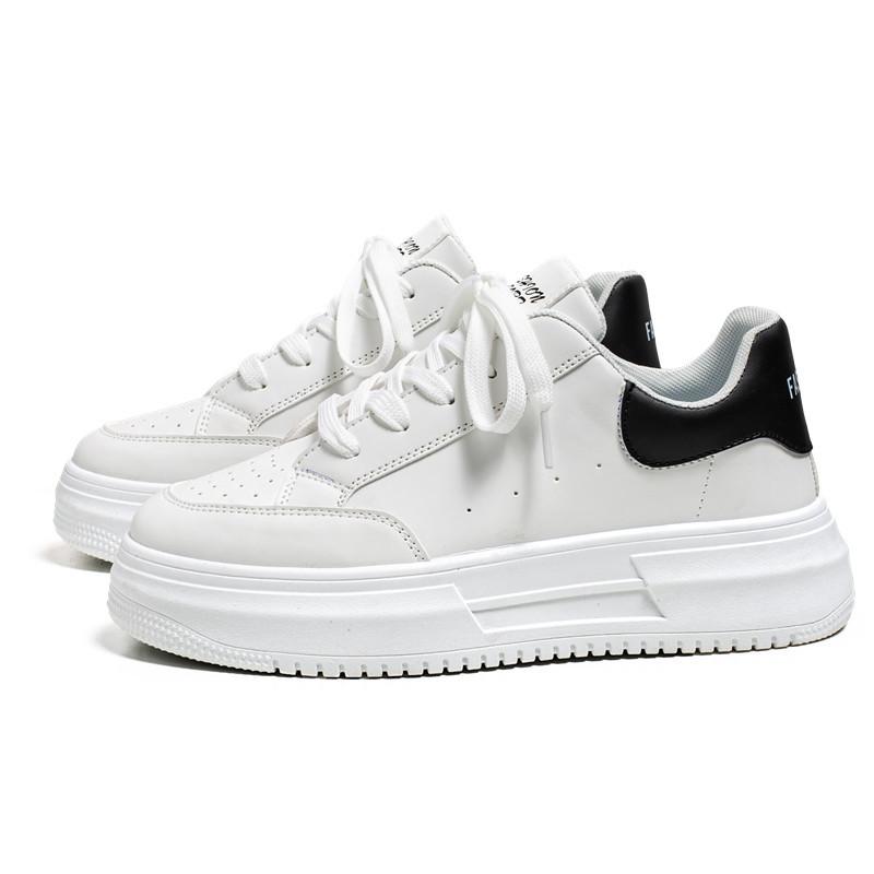 McQueen white shoes men's summer breathable trend versatile pure white board shoes youth leisure sports men's shoes summer