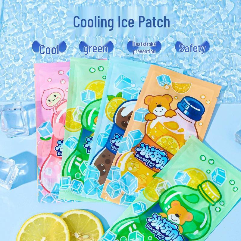 Cooling Patch for Heatstroke Prevention: Multi-Purpose Ice Patch for Military Training, Summer Heat Relief, and Mobile Phone Cooling