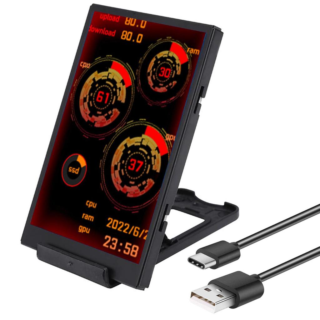 Cheap Computers Monitor Secondary Screen | 3.5-inch IPS CPU Temperature ...