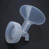 Portable Flange Valves Tube Bottle Backflow Protector 18/19/20mm Breast Pump Part Breast Pump Funnel Connector Durable