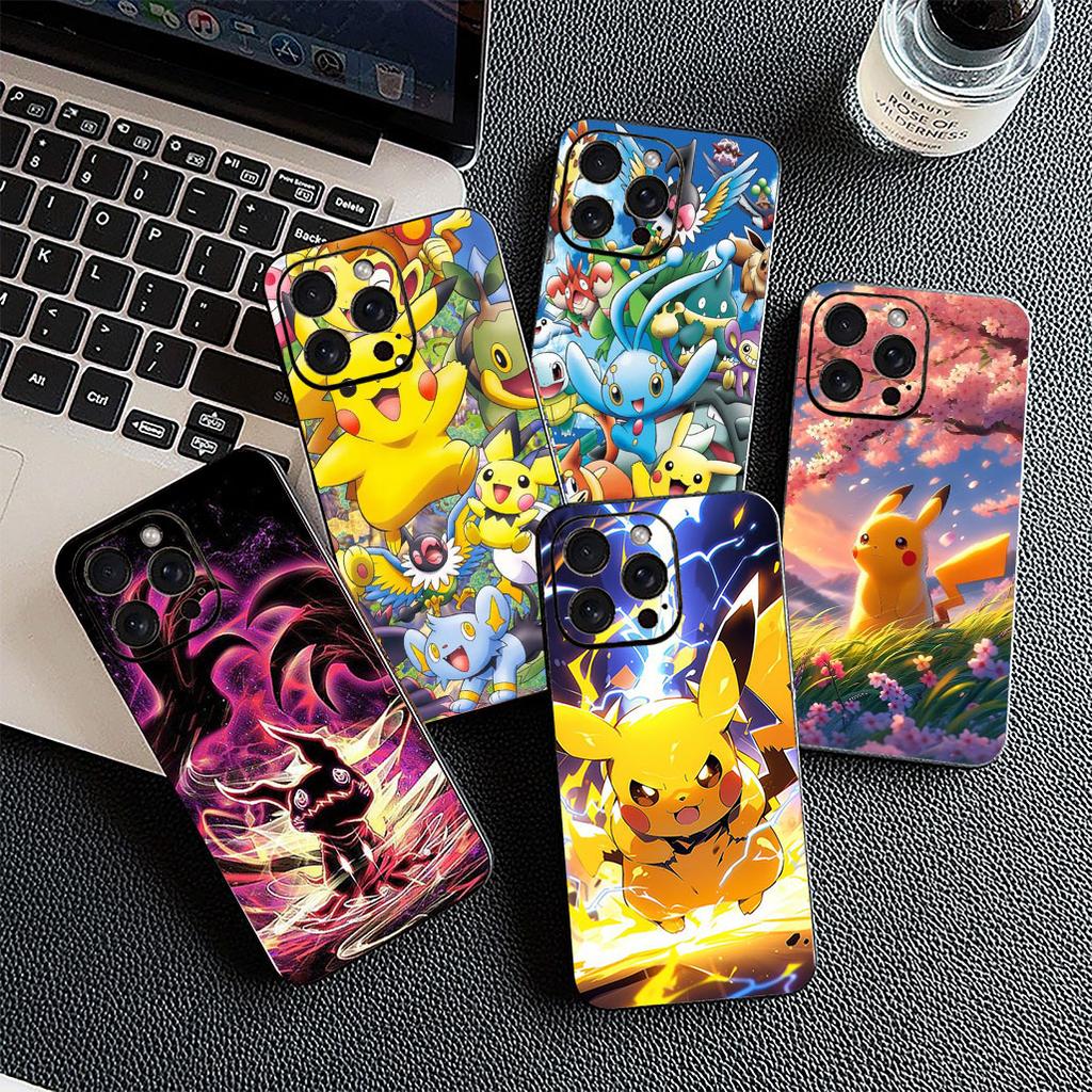 P-Pokemons GO Gengar P-Pikachus Phone Case for Motorola Moto G86 G57 E14 E15 G14 G34 G67 G84 G24 A54 G15 Power E22 Cover