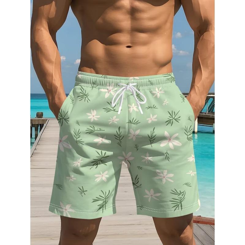 Kokospalmen 3D-gedruckte Badeshorts Palmen-Grafik Boardshorts für den Sommer Harajuku Hawaiianisch Coole Badehosen