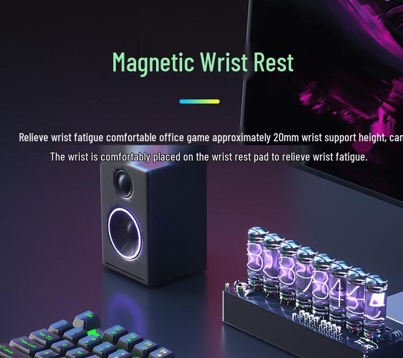 Silent Wired Mechanical-Feel Keyboard and Mouse Set for Gaming, Desktop, and Office Use