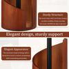 New Paper Towel Holder Wooden Kitchen Spiral Roll Paper Holder Anti-Skid Tissue Vertical Stand Countertop Bathroom Decoration