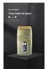 VGR335 Rechargeable Electric Beard Trimmer & Three-Blade Shaver, IPX6 Waterproof Razor